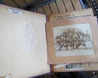 Noel Spangler WW2 scrapbook