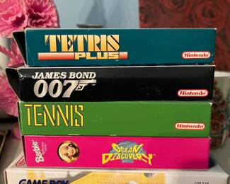 vintage game boy and games Nintendo