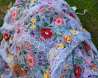 vintage handmade fabric can sell by the yard or lot