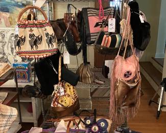 handbags small , large , pouches 