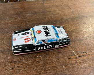 Tin Toy Police Car 