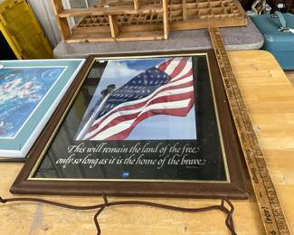 Framed Flag Print