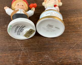 1983 Enesco Barbi Sargent The Poppyseed Collection Figurine - Enesco Precious Moments "World's Greatest Student" Figurine