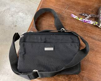 Baggallini Black Nylon Crossbody Bag