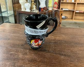 Disney Parks Alice in Wonderland Triple Stacked Mad Hatter Coffee Tea Cup Mug