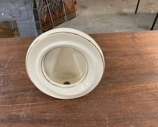 Lenox Ivory & Gold Slide In Round Photo Frame