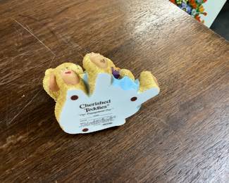 Enesco Cherished Teddies Seth & Sarabeth "We're Beary Good Pals"