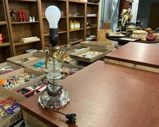 Fostoria Crystal Table Lamp