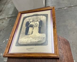 Vtg Framed Photo