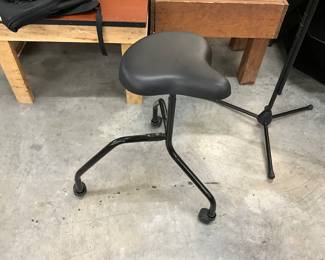 Rolling 3-Legged Stool