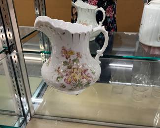 Porcelain Floral Pitcher