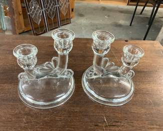 Art Deco Nouveau Candleholders