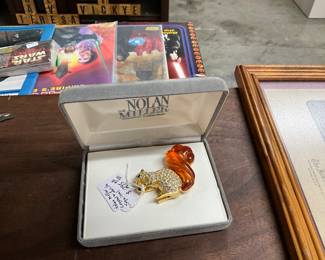 Nolan Miller Squirrel Pin