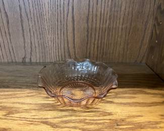 Anchor Hocking Pink Depression Glass Bowl