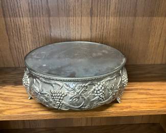 Godinger Silver Plated Plateau w/Mirror