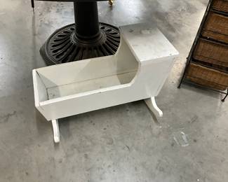 Wood Doll Cradle