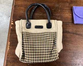 Longaberger Gingham Insulated Lunch Bag