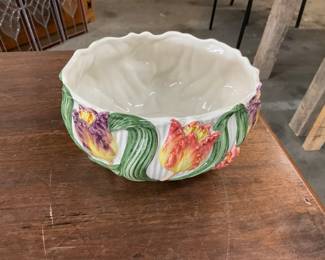 Fitz & Floyd Tulip Swan Pattern Bowl