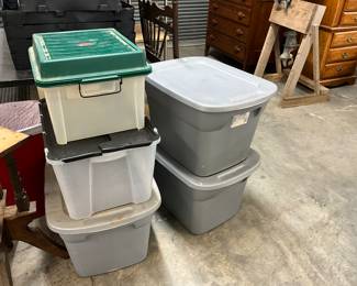 Assorted Sizes of Tubs