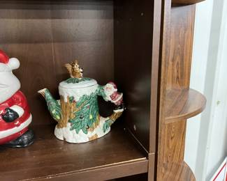 World Bazaar Ceramic Christmas Teapot