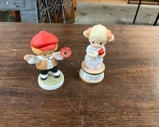 1983 Enesco Barbi Sargent The Poppyseed Collection Figurine - Enesco Precious Moments "World's Greatest Student" Figurine