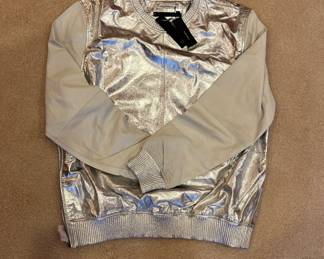 NWT copy Michael Jackson leather pullover 