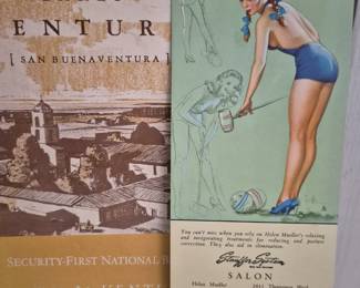 Ventura advertising calendar and Early Ventura booklet