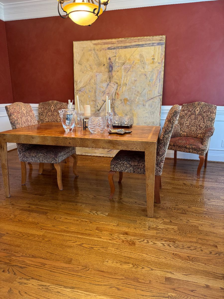 Robert Weston design handmade dining table.