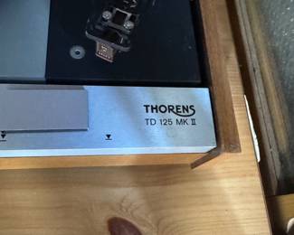 Vintage Thorens TD 125 West Germany Turntable 