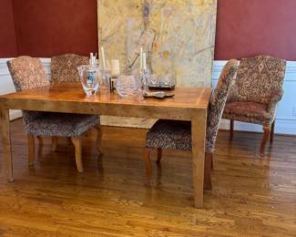 Robert Weston design handmade dining table.