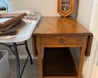 Vintage 2 Tier Tea Trolley 2 drop leaves, drawer