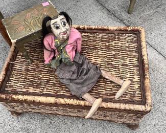 Really old vintage wooden doll puppet