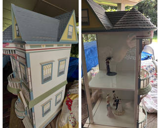 Side views of doll house