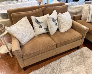 Pre sell item for sale for 225. Love seat is by Ballard Design.