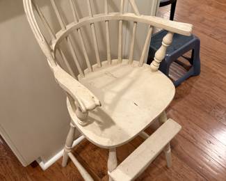 Child high chair from 1923.