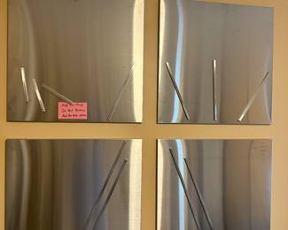 Pottery Barn metal wall decor