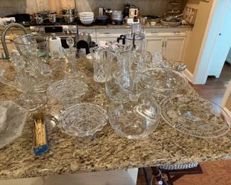 Most of these crystal pieces have been handed down thru generations and are early 1900's.