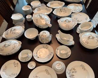 Pre sell item priced at 675. Rare, Beautiful 137 piece set of Antique Ch Field Haviland Limoges china made in France. VERY collectible!