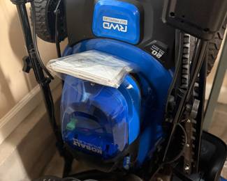 Like new Cobalt mower, but the charger and battery has been misplaced.