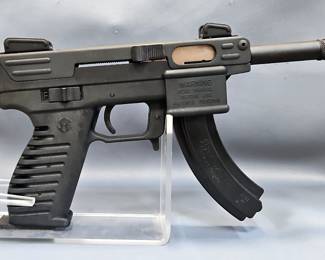 Intratec Tech-22 .22 LR Pistol SN# 29715, Bush, Rod, In Hard Case