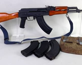 Romania CN Romarm SA/ Cugir/ CAI SAR-1 7.52x39 Cal Rifle SN# S1-52560-2001, Canvas Sling, 4 Total Mags With Mag Pouch