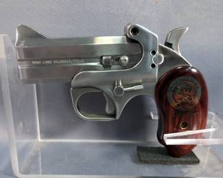 Bond Arms Snake Slayer .45 Colt/ .410 ga Over/Under Pistol SN# 20980, 3" Bbl, Leather Holster, In Soft Case