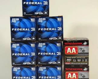 Winchester And Federal .410 ga Ammo, Approx 225 Rds