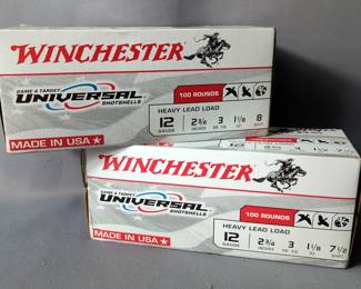 Winchester Universal 12 ga Ammo, Approx 200 Rds