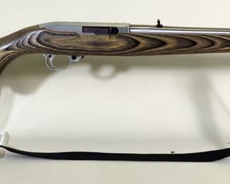 Ruger 10/22 Carbine .22 LR Rifle SN# 241-69977, Nylon Sling, Mannlicher Stock, In Soft Case