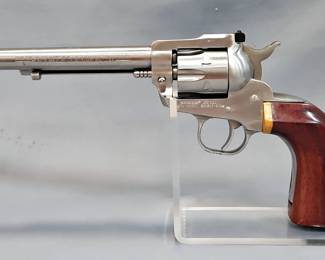 Sturm Ruger New Model Single-Six KNR-6 .22 LR 6-Shot Revolver SN# 66-59937, Extra .22 WIN Mag Cylinder, 6.5" Bbl, Custom And Factory Grips, Paperwork, In Box