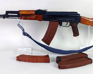 Bulgaria/ Waffen Werks AK-74 5.45x39 Cal Rifle SN# WW10711, 4 Total Mags, Nylon Sling 