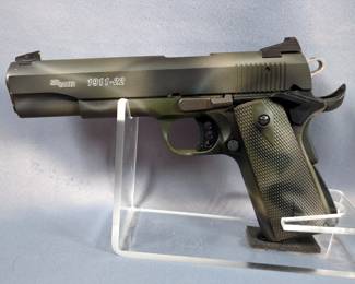 Germany/ Sig Sauer 1911-22 .22 LR HV Pistol SN# T172513, 2 Total Mags, Brush, Tool, Paperwork, In Hard Case 
