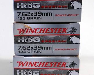 Winchester Hog Special 7.62x39 Ammo, Approx 60 Rds