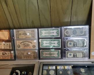 U.S. and Confederate Currency